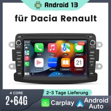 Carplay Android 13 Für Renault Dacia Duster Dokker Autoradio GPS NAV WIFI RDS BT