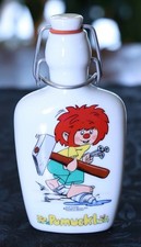 Pumuckl Flasche mit Bügelverschluss 1983 Rösler Porzellan sehr selten