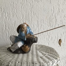  Keramik Figuren,  Fischer