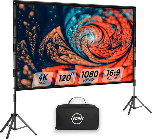 120 zoll beamer leinwand mit - 120,