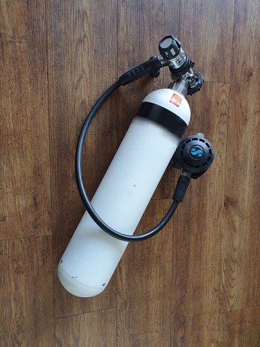 Taucherflasche komplett mit