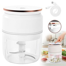 Knoblauchzerkleinerer Zerkleinerer Zwiebelschneider Gemüsezerkleinerer 300ml