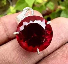 Natürlich Rund Rot Rubin