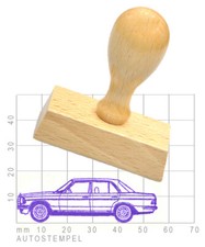 Oldtimer Autostempel Mercedes W123 200 bis 300D (W123)