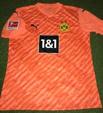 Gregor Kobel BVB Torwart Trikot Orange Rückrunde 2023/24 wie Matchworn