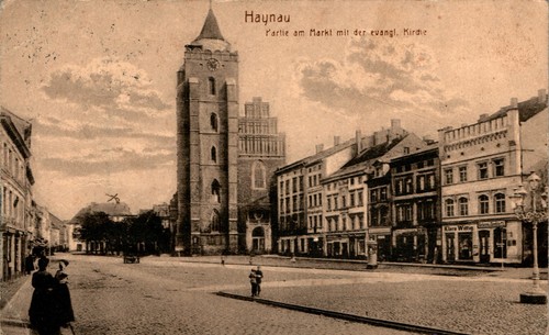 Gruss aus schlesien haynau - ak,