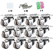 12 Stk Kleine Möbelrollen