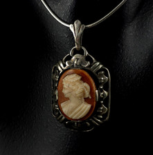 Anhänger Silber 835 Kamee