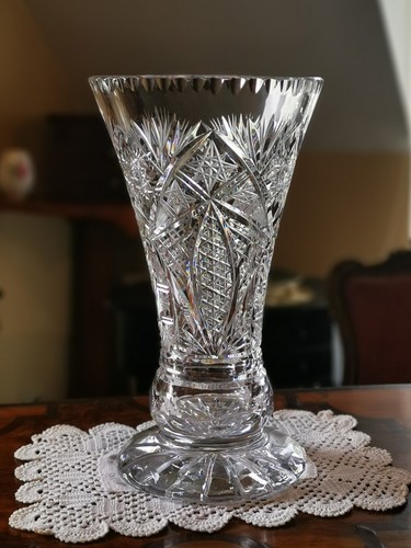 Kristallglas vase - kristallglas,