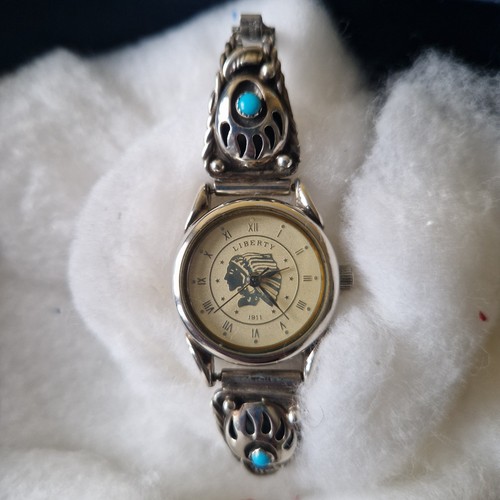 Vintage navajo armbanduhr - vintage, navajo-armbanduhr