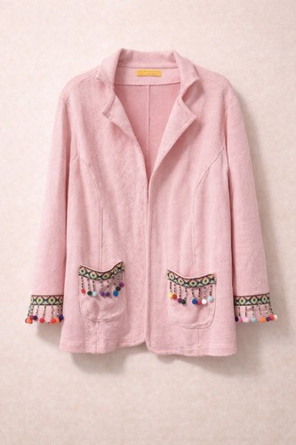 Handmade boho cardigan - cardigan, „mit