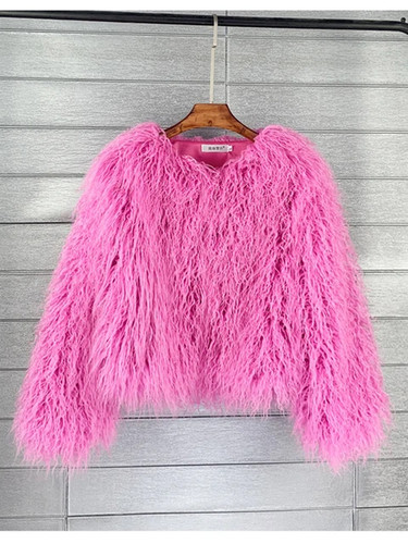 Faux fur chic - damen, sweater