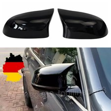 2X Spiegelkappen Außenspiegel Gehäuse Glanz Schwarz Für BMW X5 F15 X6 F16 14-18