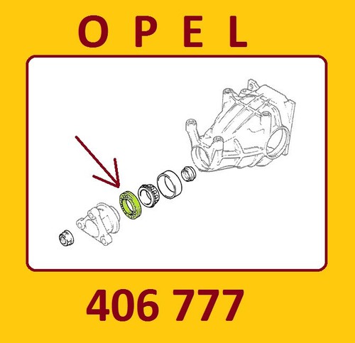 Opel 406777 differential - opel,