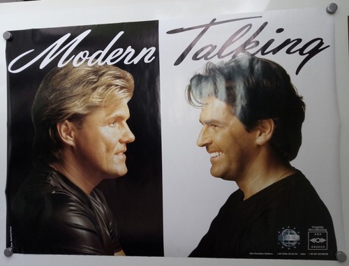 Modern talking poster - talking,
