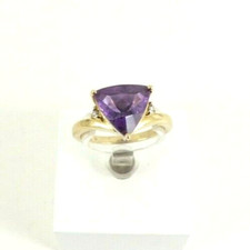 9 kt Gold Amethyst Ring