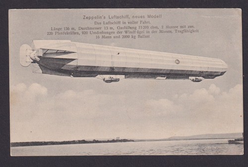 Ansichtskarte zeppelin - ansichtskarte,