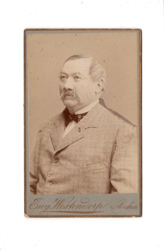 Cdv foto herrenportrait mann - cdv,