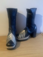 Herren Plateaustiefel 70er