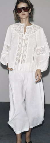Zara damen bluse spitze - damen,