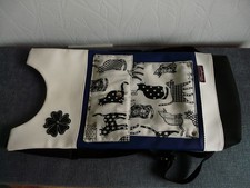 Rucksack der Firma "Friesengeist" kaum getragen, Katzendruck, Stoff, Kunstleder