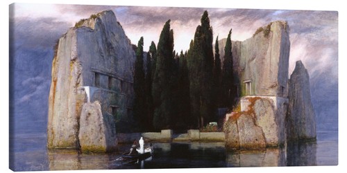 Leinwandbild die toteninsel - leinwandbild,