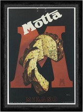 Panettone Motta Milano Severo Pozzati Sepo 1934 Kuchen  Faks_Werbung 801