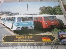 Lokarchiv Triebwagen 110 VT 2.09.0 Schienenbus Dr der DDR 1957