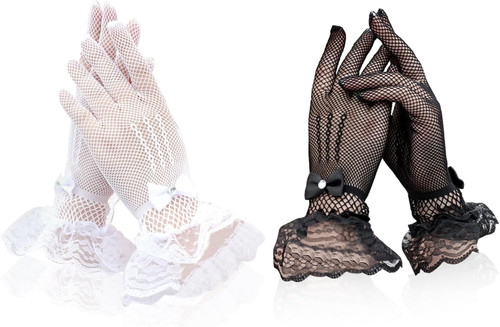 Paar spitzenhandschuhe - 2,