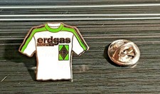Mönchengladbach Gladbach Pin Trikot ERDGAS Heizung Meister 76-77 - Maße 26x22mm