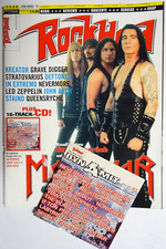 ROCK HARD METAL MAGAZINE 194 - 2003 - MANOWAR KREATOR GRAVE DIGGER JOHN ARCH