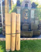 10 Bambusstangen a 0,70 Meter Bambusrohre Natur Durchmesser 12-14 cm Bamboo