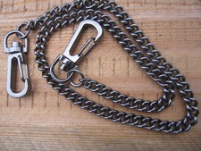 Biker Kette Messerkette Smoke Schlüsselkette Geldbeutelkette 45cm Messer HA