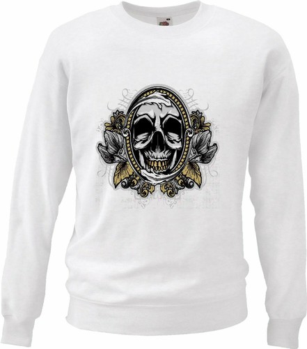 Sweatshirt vintage skull - vintage,
