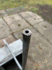  verzinkter Metall-Ostmopedanhänger (Handwagen) ohne Räder – gebraucht – 50 EUR