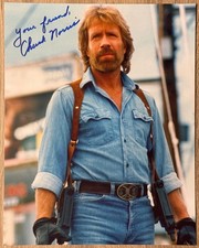 CHUCK NORRIS orig. Autogramm