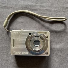 Digitalkamera Sony DSC W55 silberfarben voll funktionsfähig
