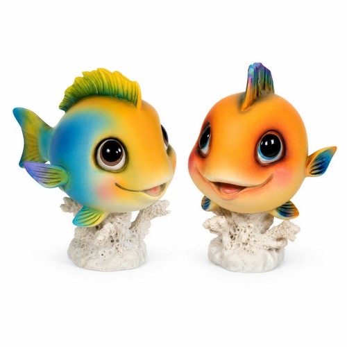 Fisch figur glänzend deko - figur,