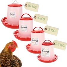 Futterautomat Hühner Küken Geflügel Futterspender Futtertrog 1,5 3 6 10 Kg