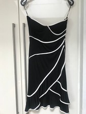 Giorgio Armani edles Cocktail Kleid   Schwaz/Weiss