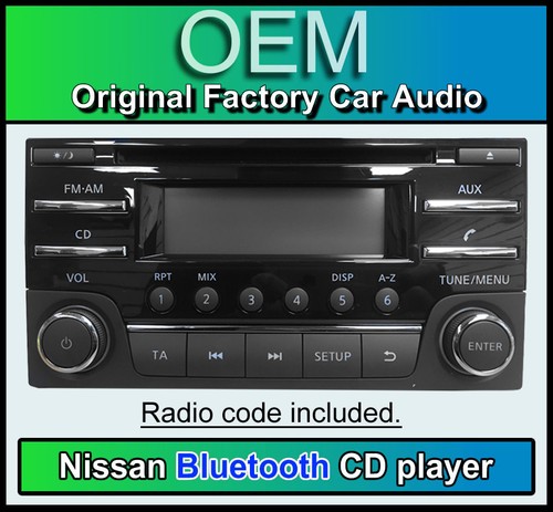 Nissan note bluetooth radio - bluetooth, cd