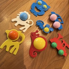 DDR Rassel Klapper Babyrassel  Set