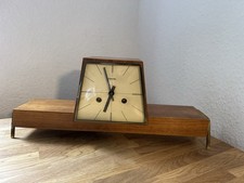 Mid Century Hermle Kaminuhr Tisch Uhr