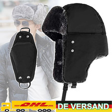 Russische Fliegermütze Wintermütze Fellmütze Pilotenmütze Pelzmütze Warm Unisex