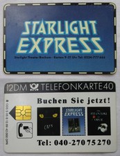 12 DM Telefonkarte Musical Starlight Express - S 05 B 12.89 42000 (169384)