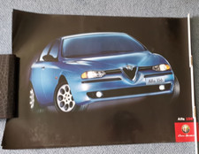 Original Alfa Romeo 156 Poster neuwertig ca. 50 cm x 70 cm