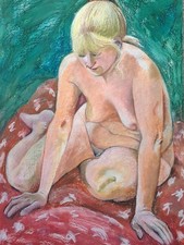 Pastell gemälde akt frau - akt,