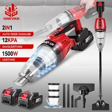 21V Akku Handstaubsauger Beutellos Für Auto Büro Haus Kabellos Staubsauger 1500W