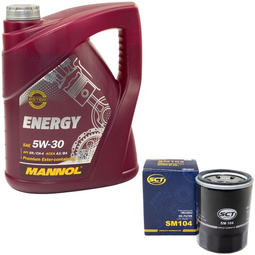 Motoröl set liter - 5, +