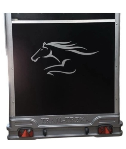 Pferdebox vinyl aufkleber - pferdebox,